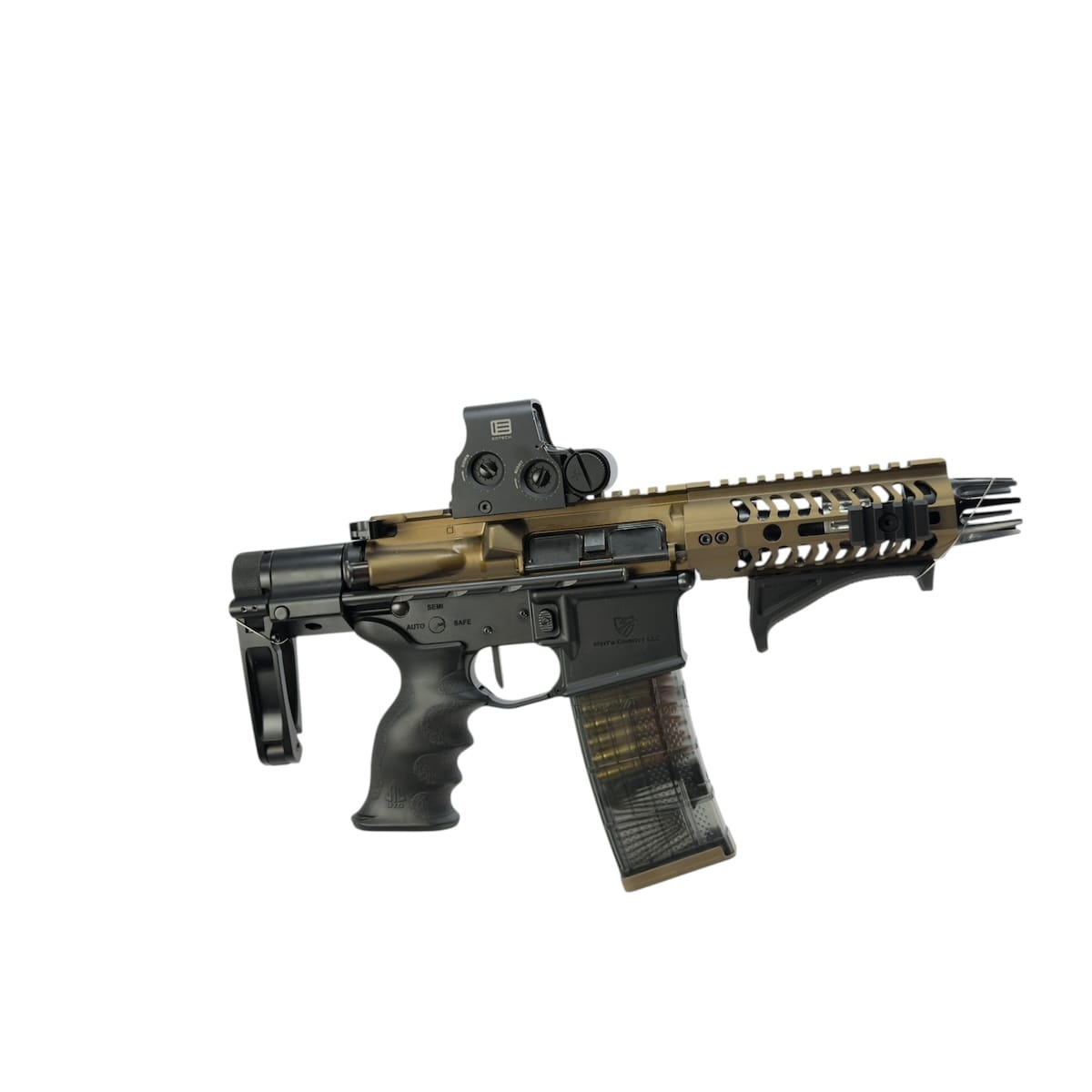 Myrl's Burnt Bronze Micro Zombie 300 AR15