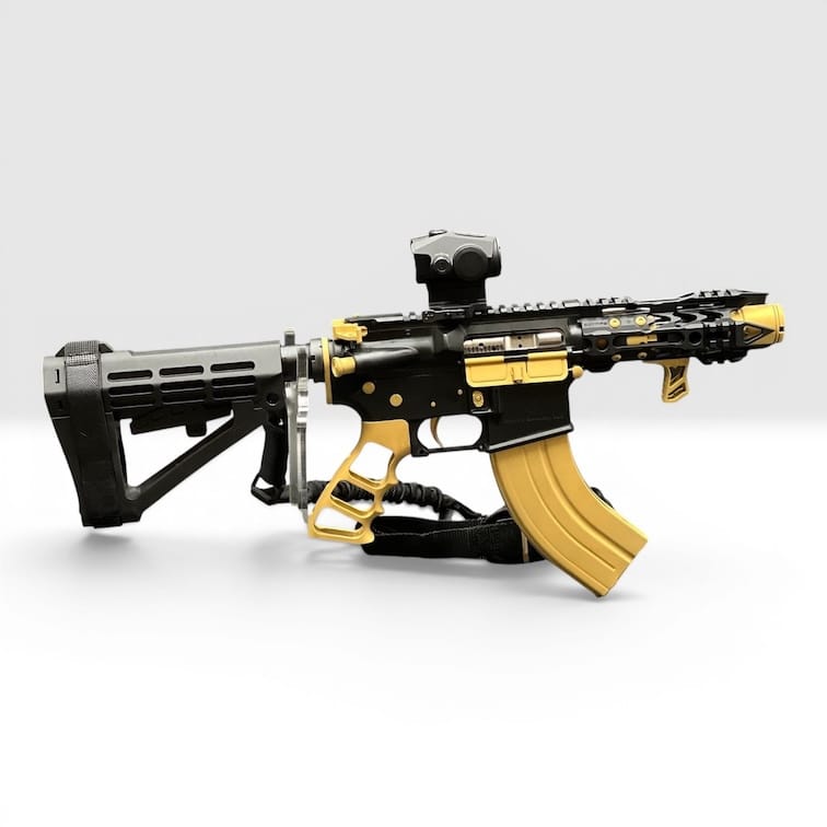 Micro AR pistol 7.62 Golden Girl by Myrl's Country