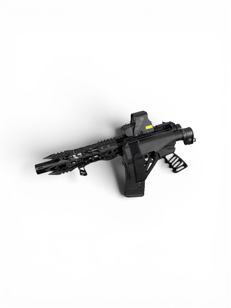 War Lance 8.5" Folding AR-15 Pistol – Suppressor Ready | LAW Folder | Rave Trigger | Titanium BCG | Choose 5.56 or 300 BLK - Image 2