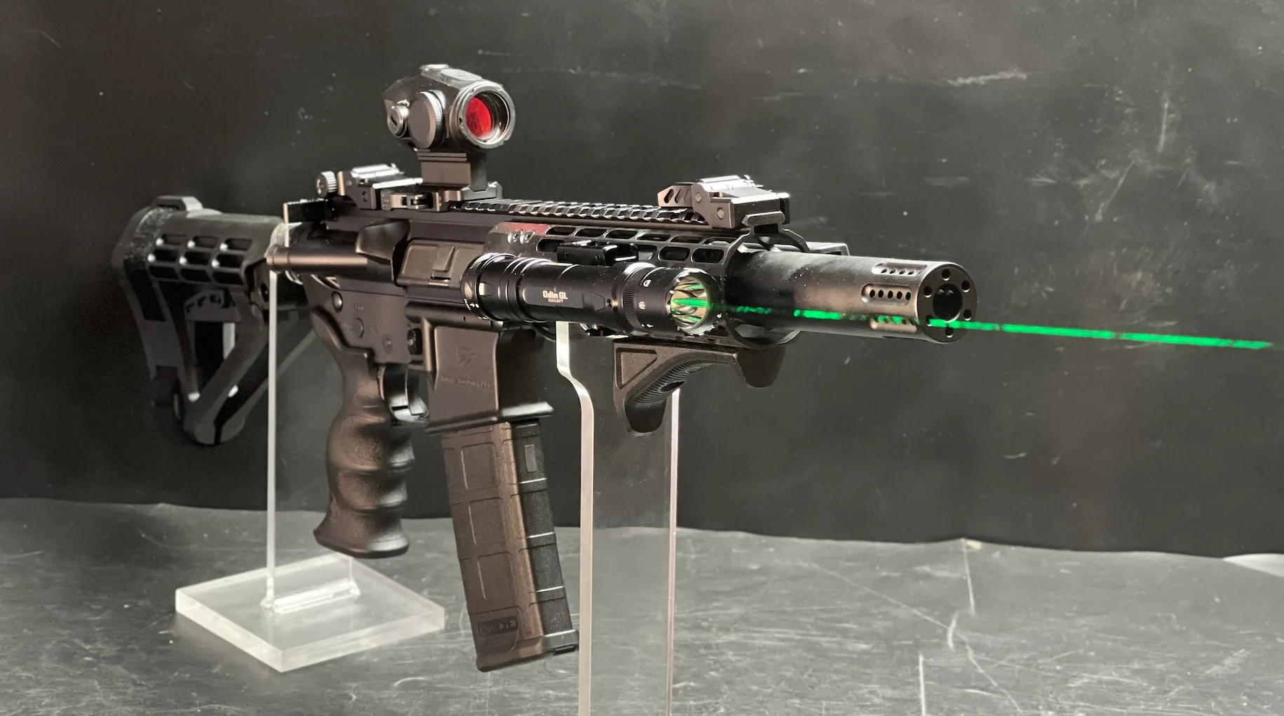Myrl's 10.5" Elite Quantum Franklin Binary Trigger 5.56 AR-15 Pistol