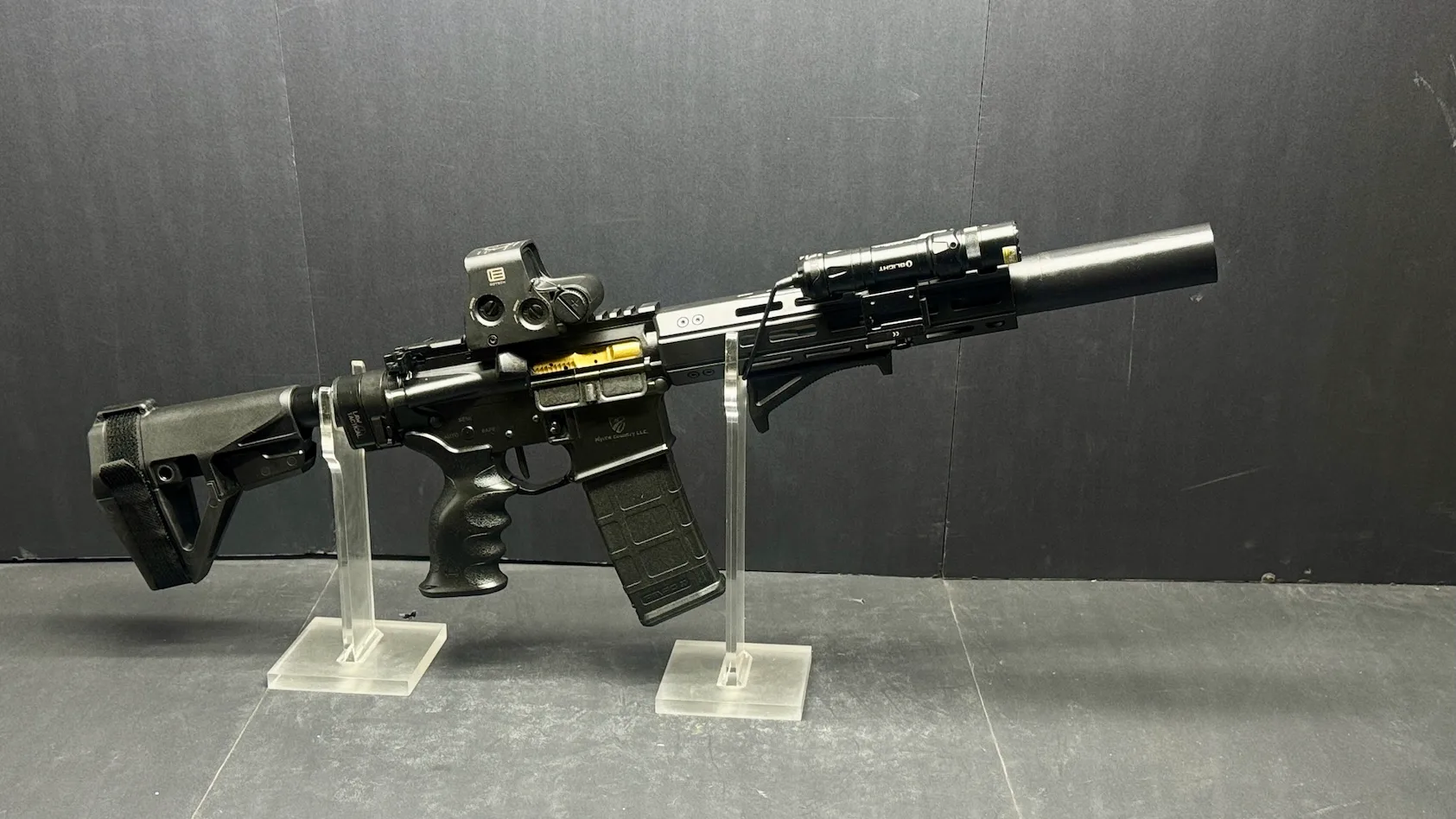 Folding 7.5" 5.56 NATO AR Pistol | Quantum Rail | Suppressed | Rave 140 Trigger | Tactical Setup