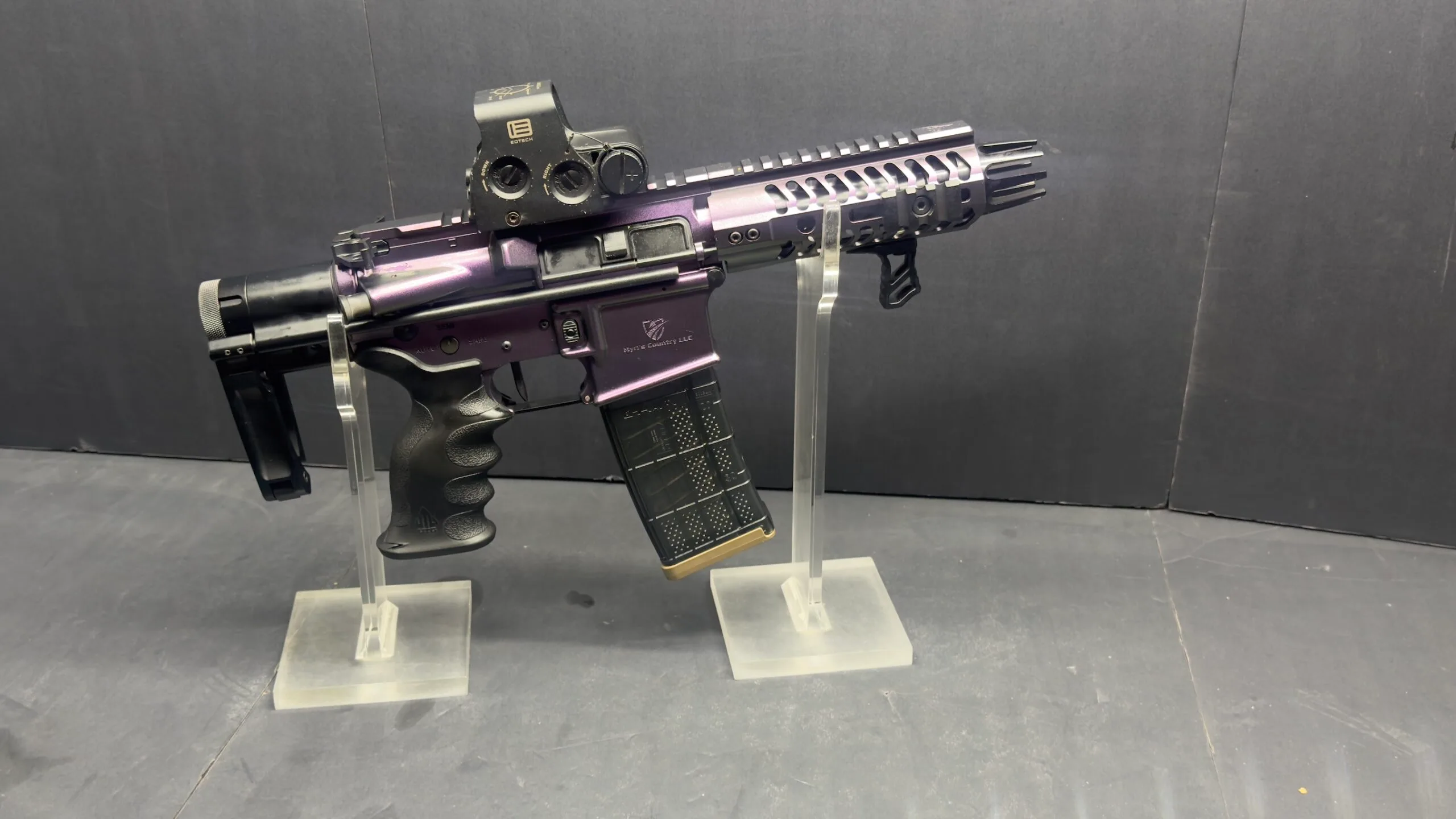 Myrl’s Micro 5" 5.56 NATO Riot Zombie AR15 MCS Pistol – EXPS2-0 Sight | Tailhook Brace | Rave 140 Trigger