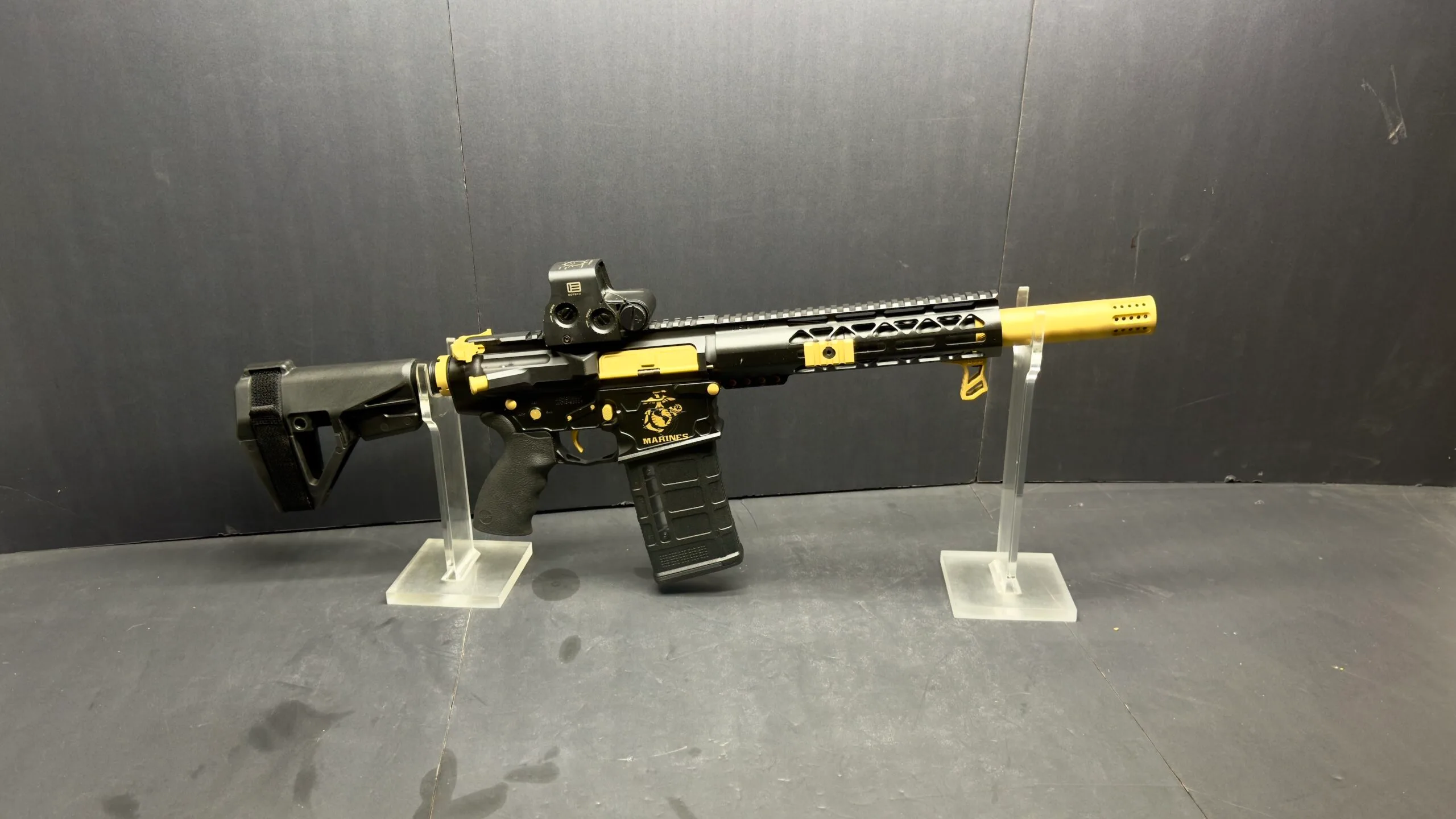 Devil Dog .308 AR-15 Pistol – 12.5″ Marine Corps Cerakote Tribute