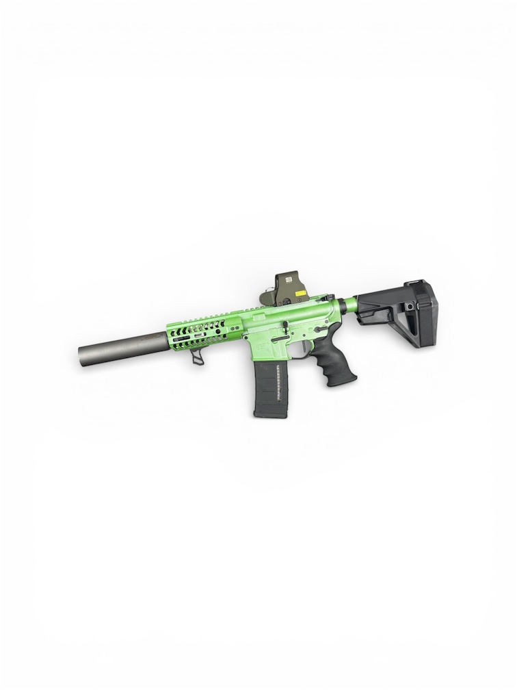 Micro Suppressed Green Goblin AR-15 Pistol – 5" Barrel – 300 AAC or 5.56 NATO 3 Micro Suppressed Green Goblin AR-15 Pistol – 5" Barrel – 300 AAC or 5.56 NATO - Image 4