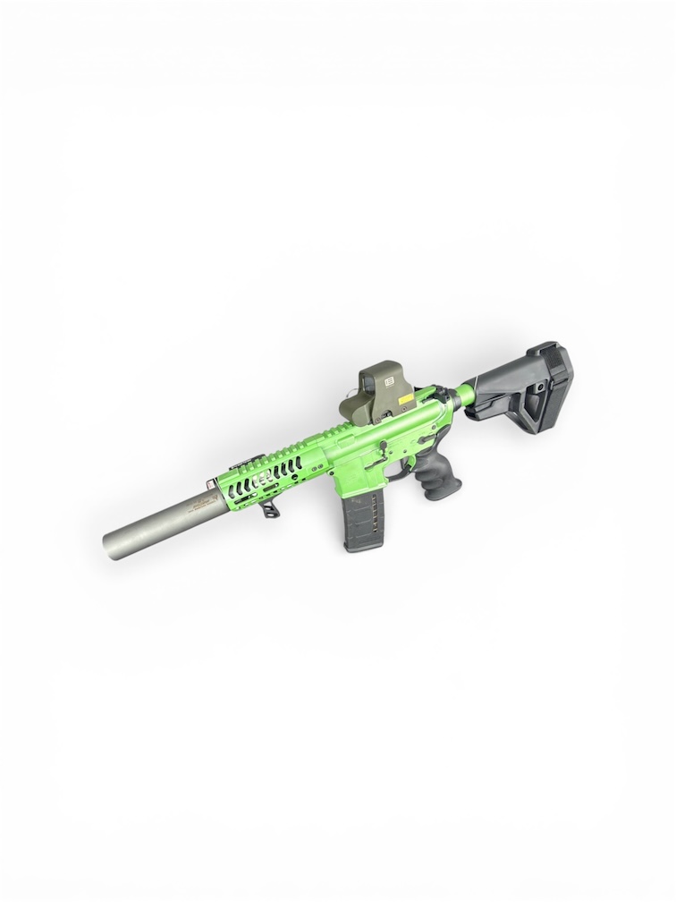 Micro Suppressed Green Goblin AR-15 Pistol – 5" Barrel – 300 AAC or 5.56 NATO 2 Micro Suppressed Green Goblin AR-15 Pistol – 5" Barrel – 300 AAC or 5.56 NATO - Image 3