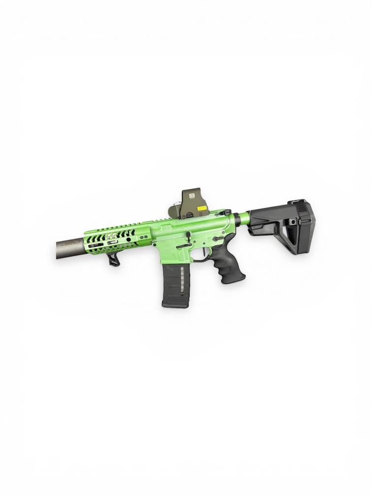 Micro Suppressed Green Goblin AR-15 Pistol – 5" Barrel – 300 AAC or 5.56 NATO 1 Micro Suppressed Green Goblin AR-15 Pistol – 5" Barrel – 300 AAC or 5.56 NATO - Image 2