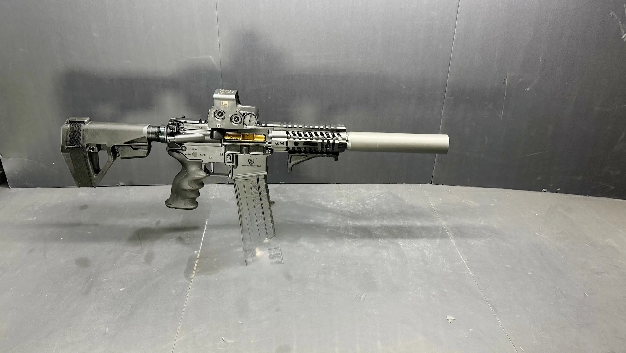 Suppressed 300 AAC Micro Zombie AR Pistol | Ultimate Home Defense
