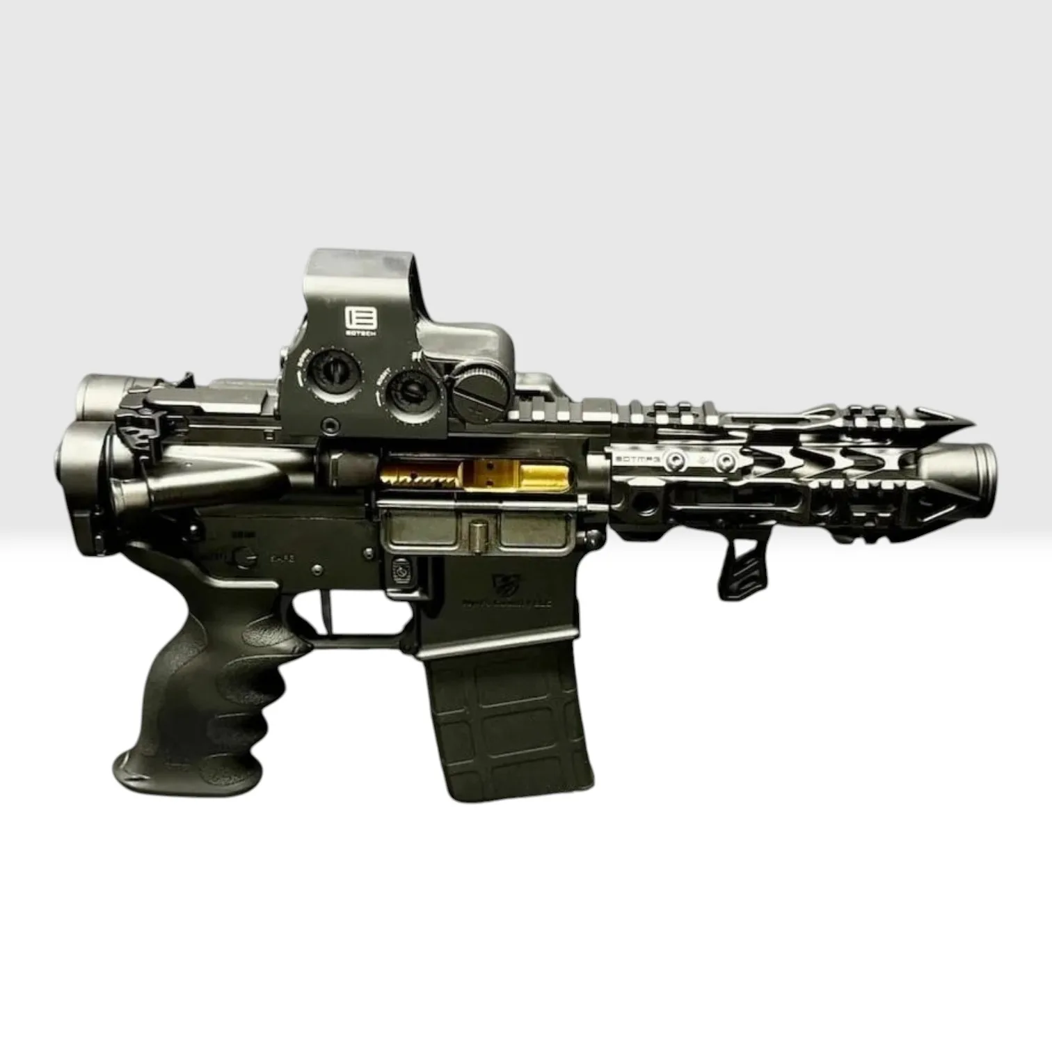 5″ Folding Micro Warlance AR-15 Pistol - Rave 140 Trigger — 5.56 NATO or 300 AAC Blackout