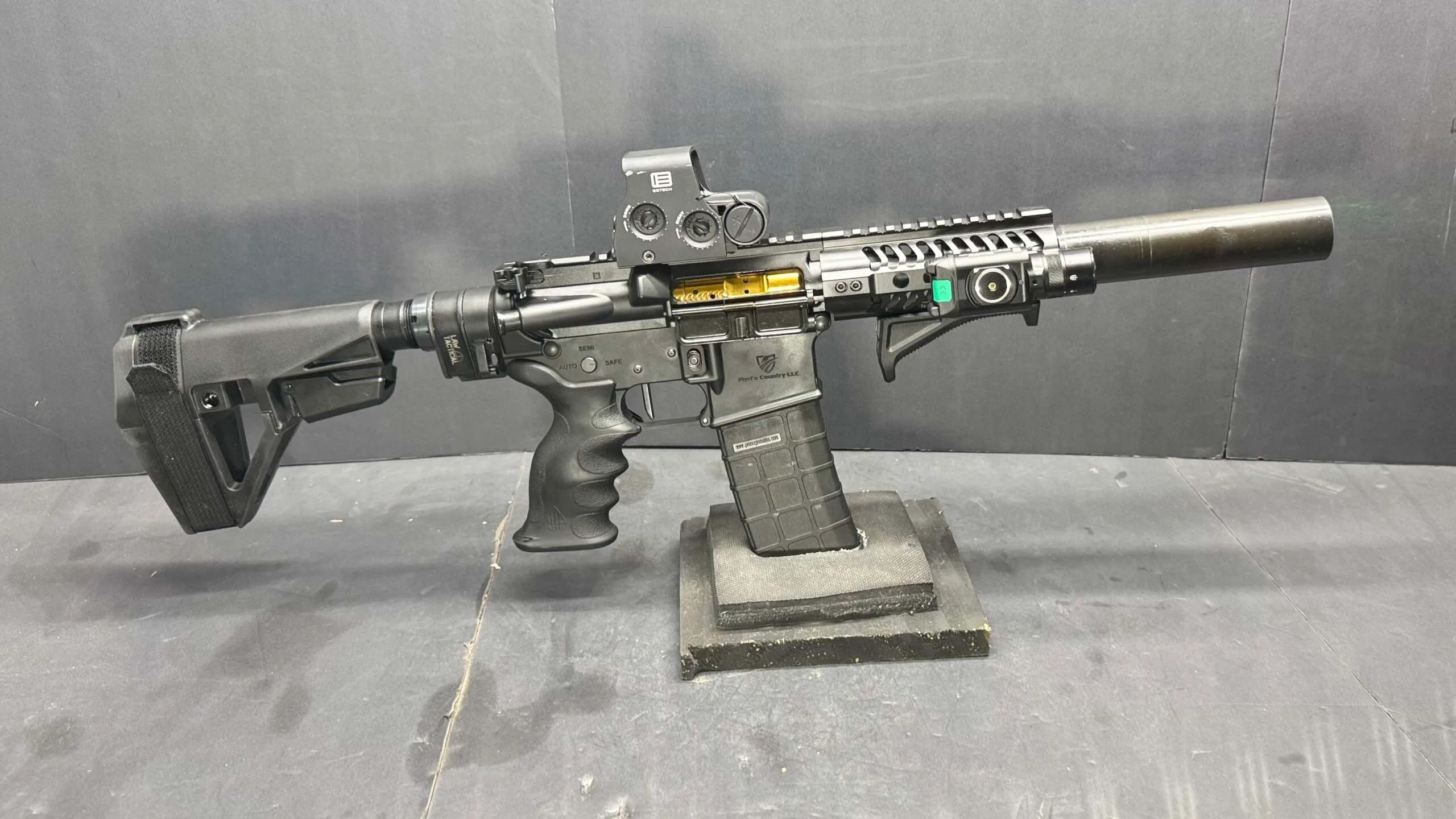 Zombie LT – Micro Suppressed Folding AR-15 Pistol – 5" Barrel – 300 AAC or 5.56 NATO