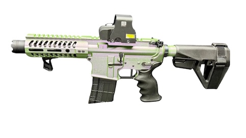 Micro Green Goblin AR-15 Pistol – 5" Barrel – 300 AAC or 5.56 NATO 2 Micro Green Goblin AR-15 Pistol – 5" Barrel – 300 AAC or 5.56 NATO - Image 3