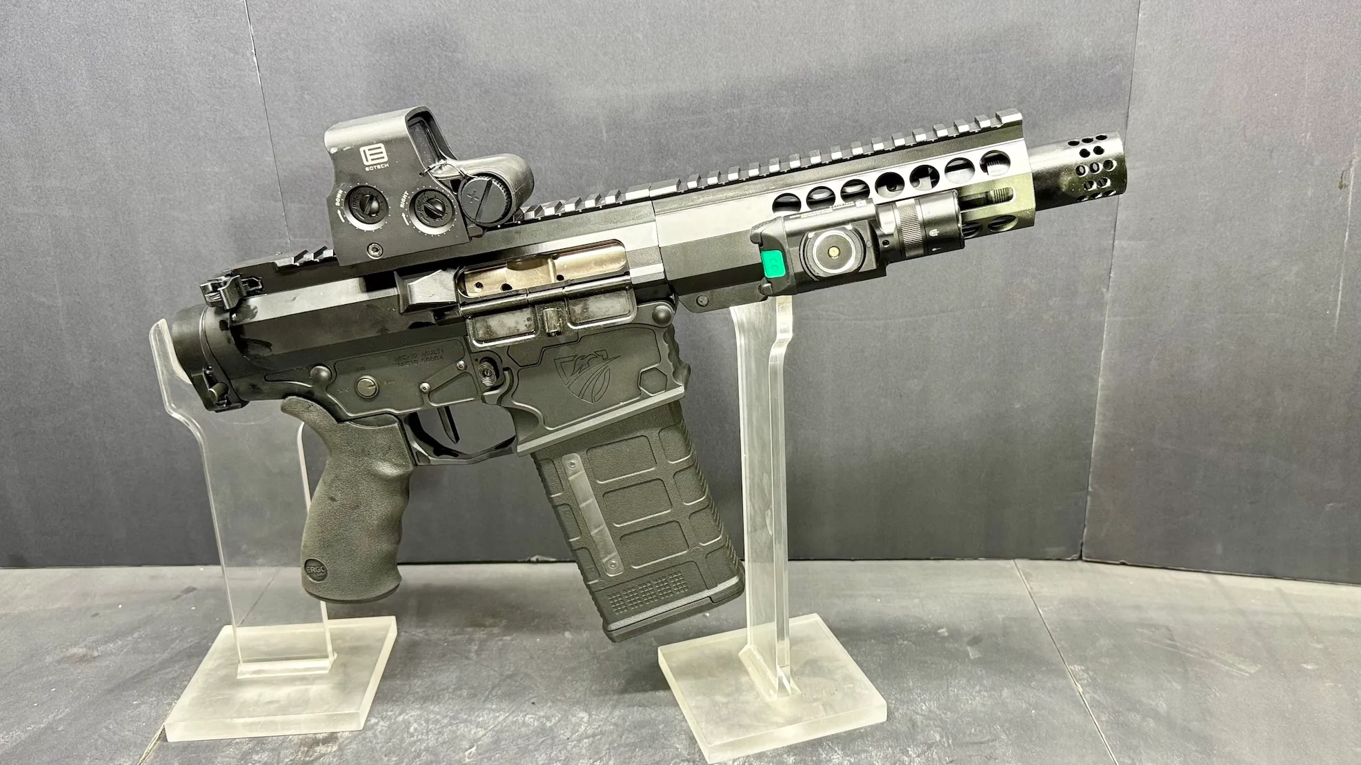 Folding Shockwave — 7.75" .308 Win AR‑10 Pistol | Rise Armament Rave‑140