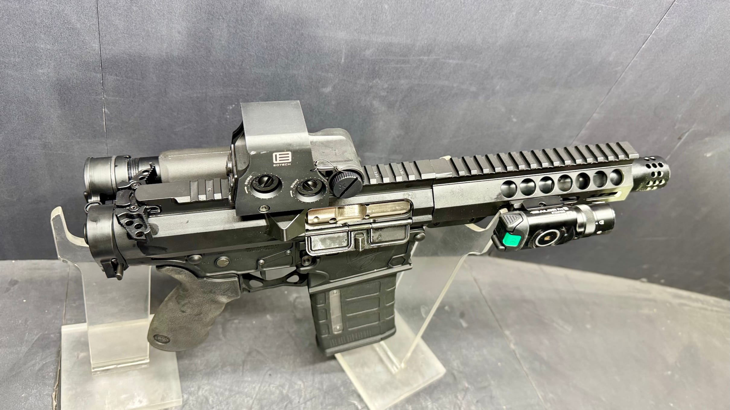 Folding Shockwave — 7.75" .308 Win AR‑10 Pistol | Rise Armament Rave‑140 - Image 3