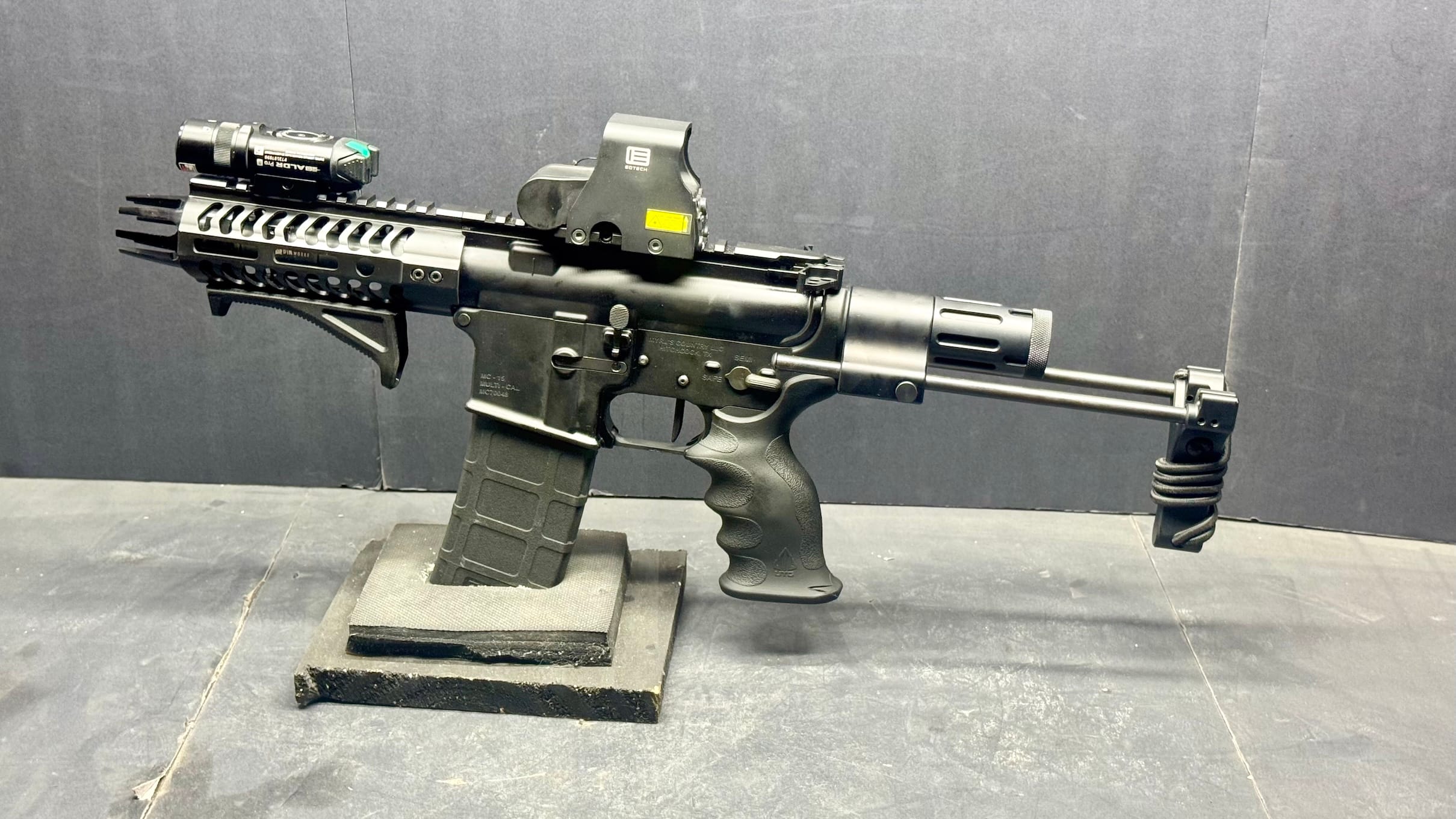 Micro Zombie PCW AR-15 Pistol — Rise Armament Trigger — 5.56 NATO or 300 AAC Blackout - Image 2