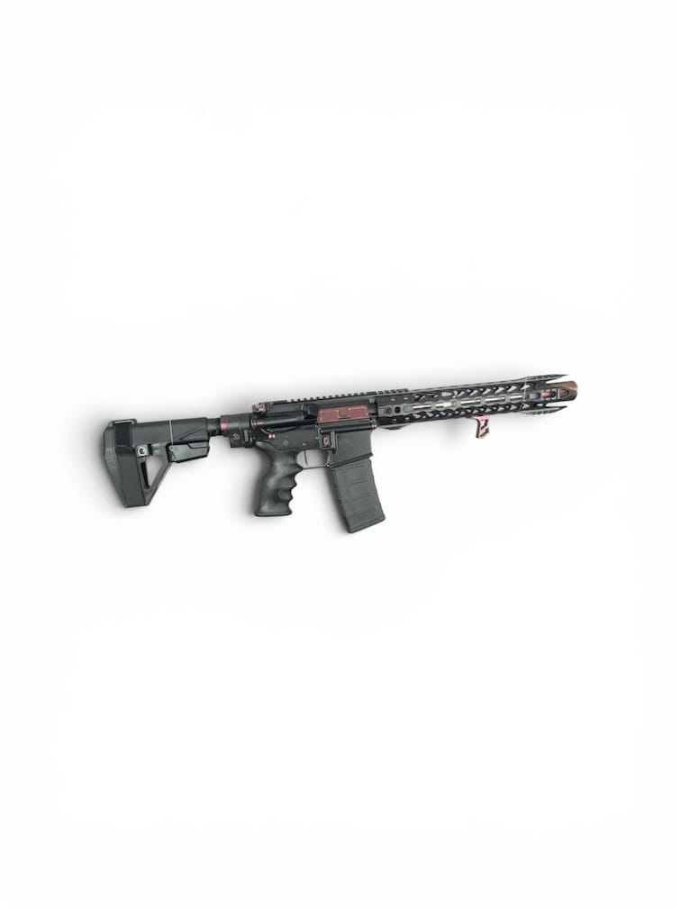 Folding Riot Warlance 10.5" AR-15 Pistol — 5.56 NATO or 300 Blackout (Suppressor-Ready)