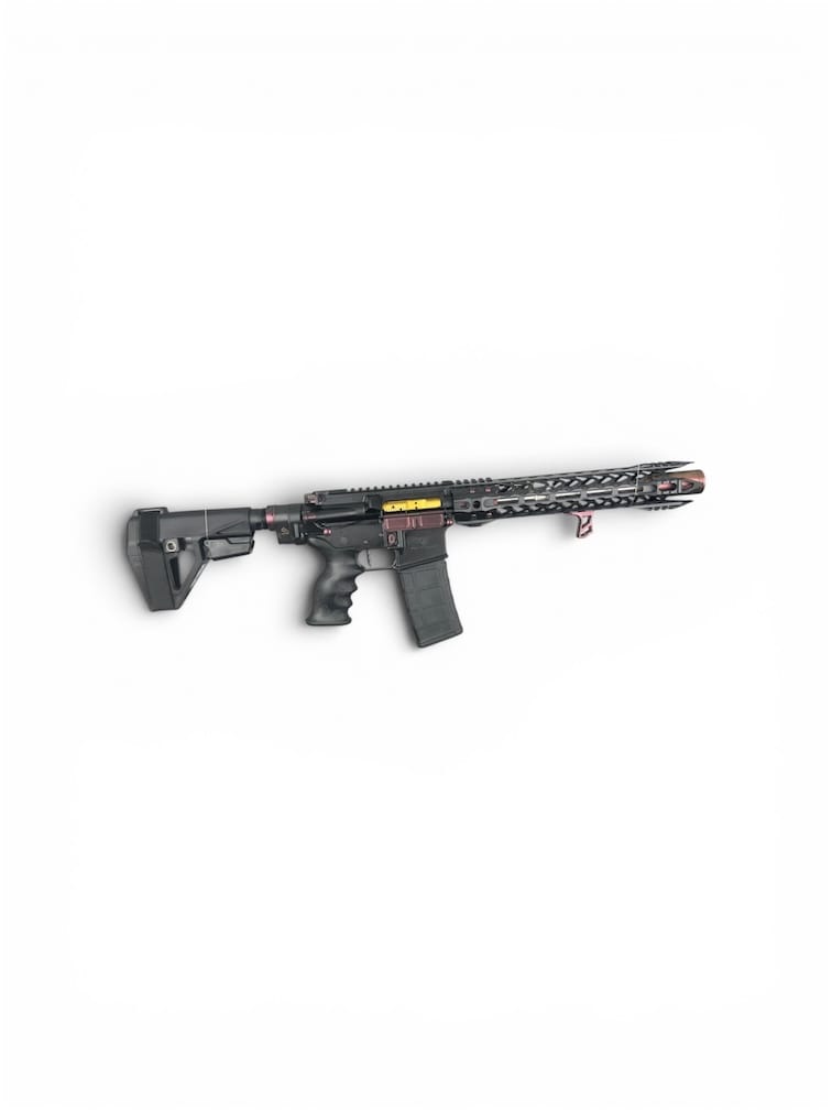 Folding Riot Warlance 10.5" AR-15 Pistol — 5.56 NATO or 300 Blackout (Suppressor-Ready) - Image 3
