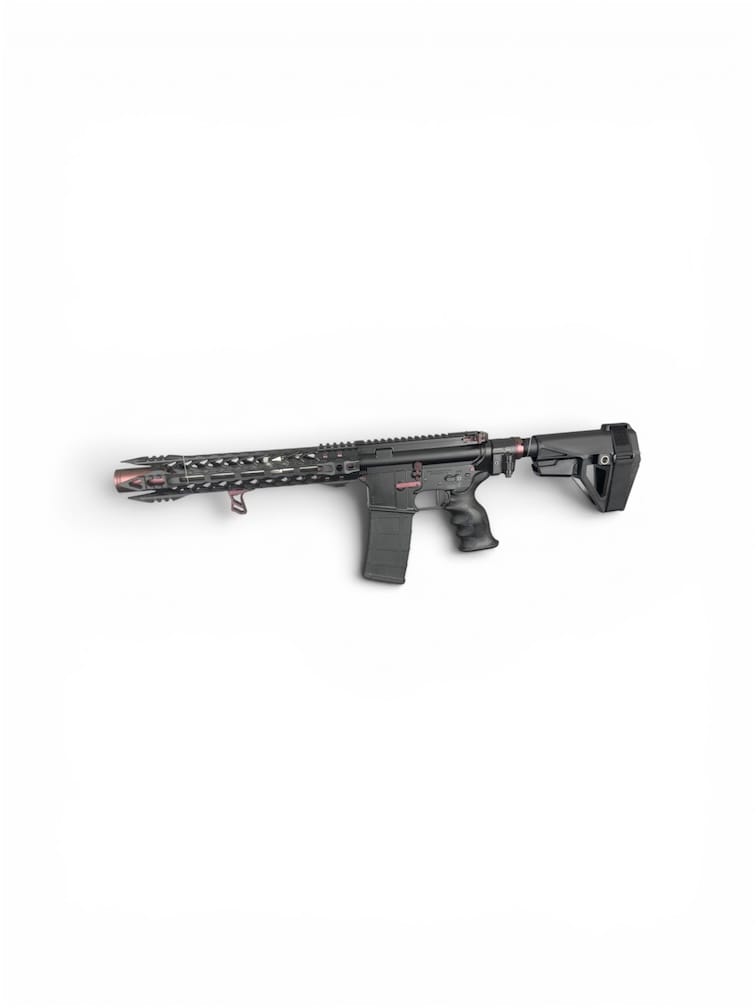 Folding Riot Warlance 10.5" AR-15 Pistol — 5.56 NATO or 300 Blackout (Suppressor-Ready) - Image 8