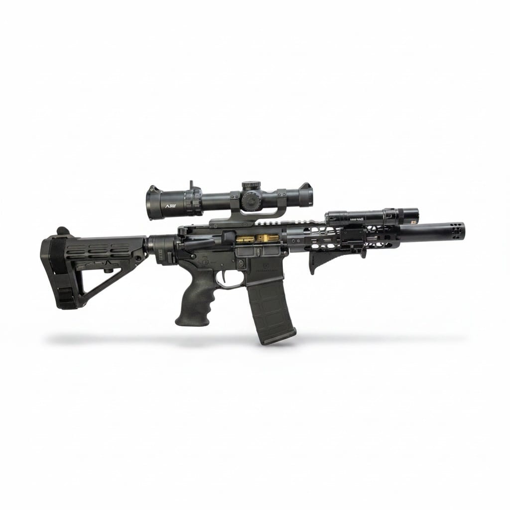 Precision AR15 Manufacturer - High-Quality & Affordable Pistols & Rifles | Myrl's Country 14 10.5 Folding Ninja Lite AR-15 Pistol