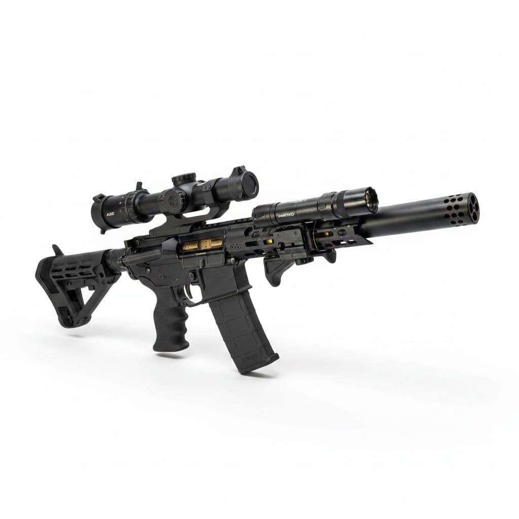 Myrl’s Country 10.5″ Folding Ninja Lite AR-15 Pistol — 5.56 NATO or .300 Blackout 2 Myrl’s Country 10.5″ Folding Ninja Lite AR-15 Pistol — 5.56 NATO or .300 Blackout - Image 3