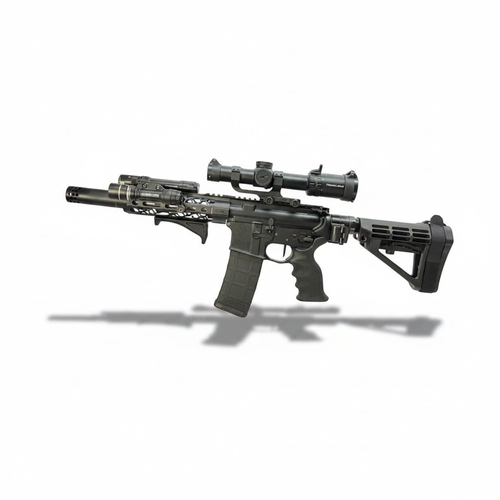 Myrl’s Country 10.5″ Folding Ninja Lite AR-15 Pistol — 5.56 NATO or .300 Blackout 4 Myrl’s Country 10.5″ Folding Ninja Lite AR-15 Pistol — 5.56 NATO or .300 Blackout - Image 5