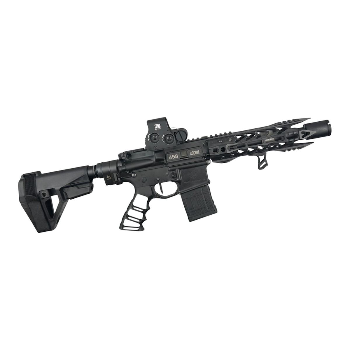 Elite Micro 8″ Folding AR-15 Pistol – 458 SOCOM 4 Elite Micro 8″ Folding AR-15 Pistol – .458 SOCOM, view 4
