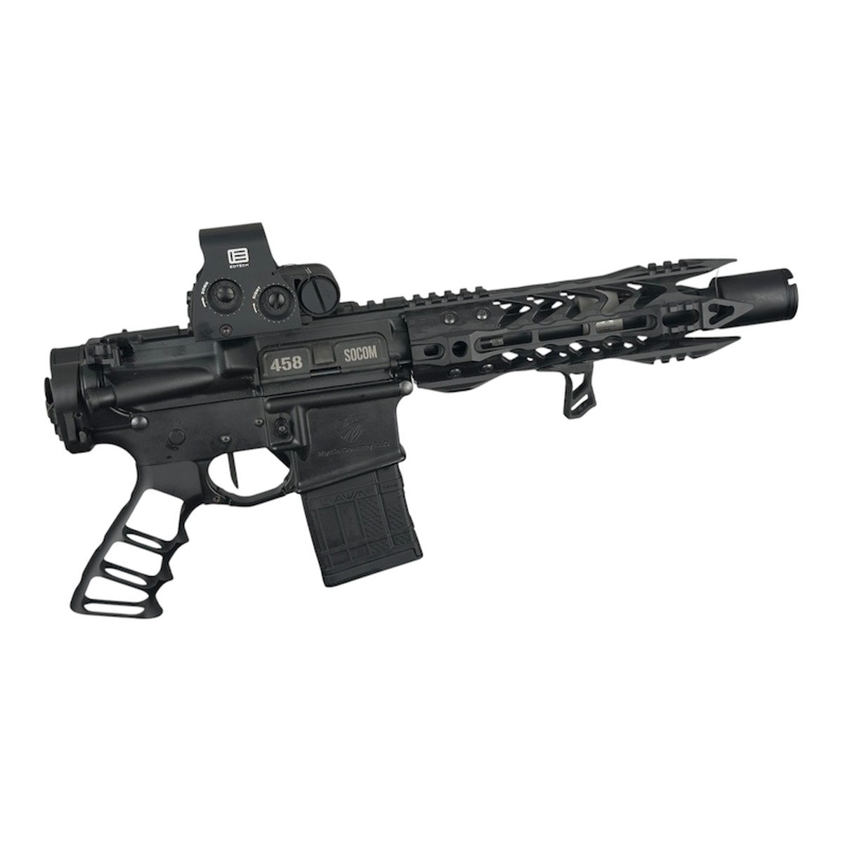 Elite Micro 8″ Folding AR-15 Pistol – 458 SOCOM 5 Elite Micro 8″ Folding AR-15 Pistol – .458 SOCOM, view 5