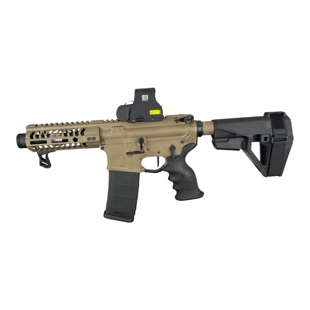 FDE Micro Zombie 5″ AR-15 Pistol – 5.56 NATO or 300 Blackout 2 FDE Micro Zombie 5″ AR-15 Pistol – 5.56 NATO or 300 Blackout, view 2