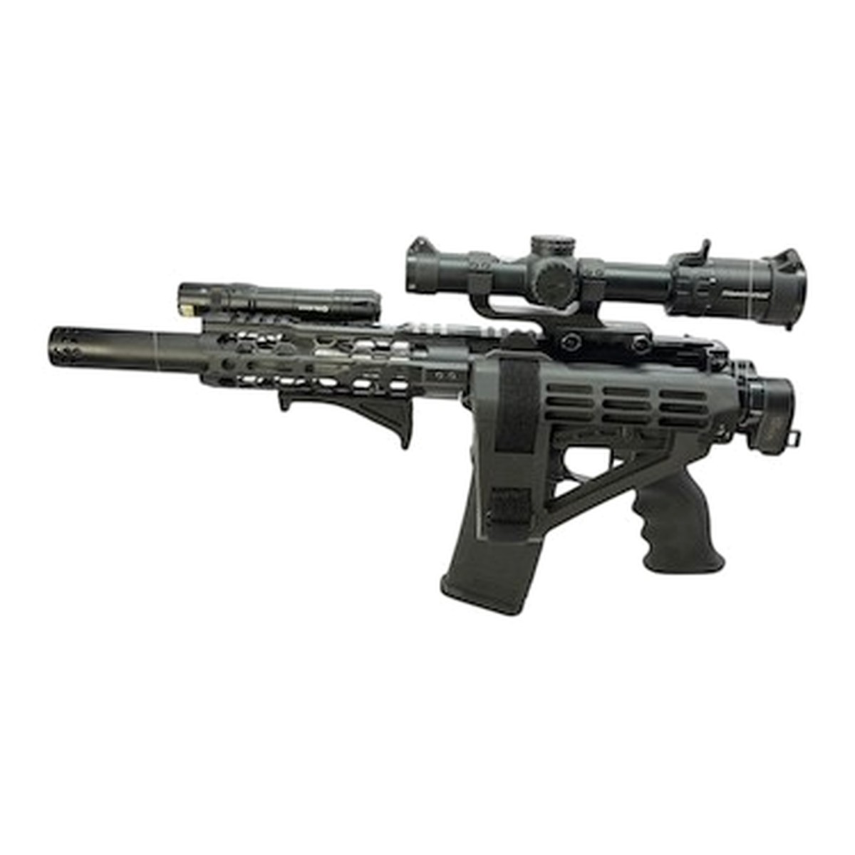 Ninja Lite 10.5″ Folding AR-15 Pistol – 5.56 NATO or 300 Blackout 2 Ninja Lite 10.5″ Folding AR-15 Pistol – 5.56 NATO or 300 Blackout, view 2