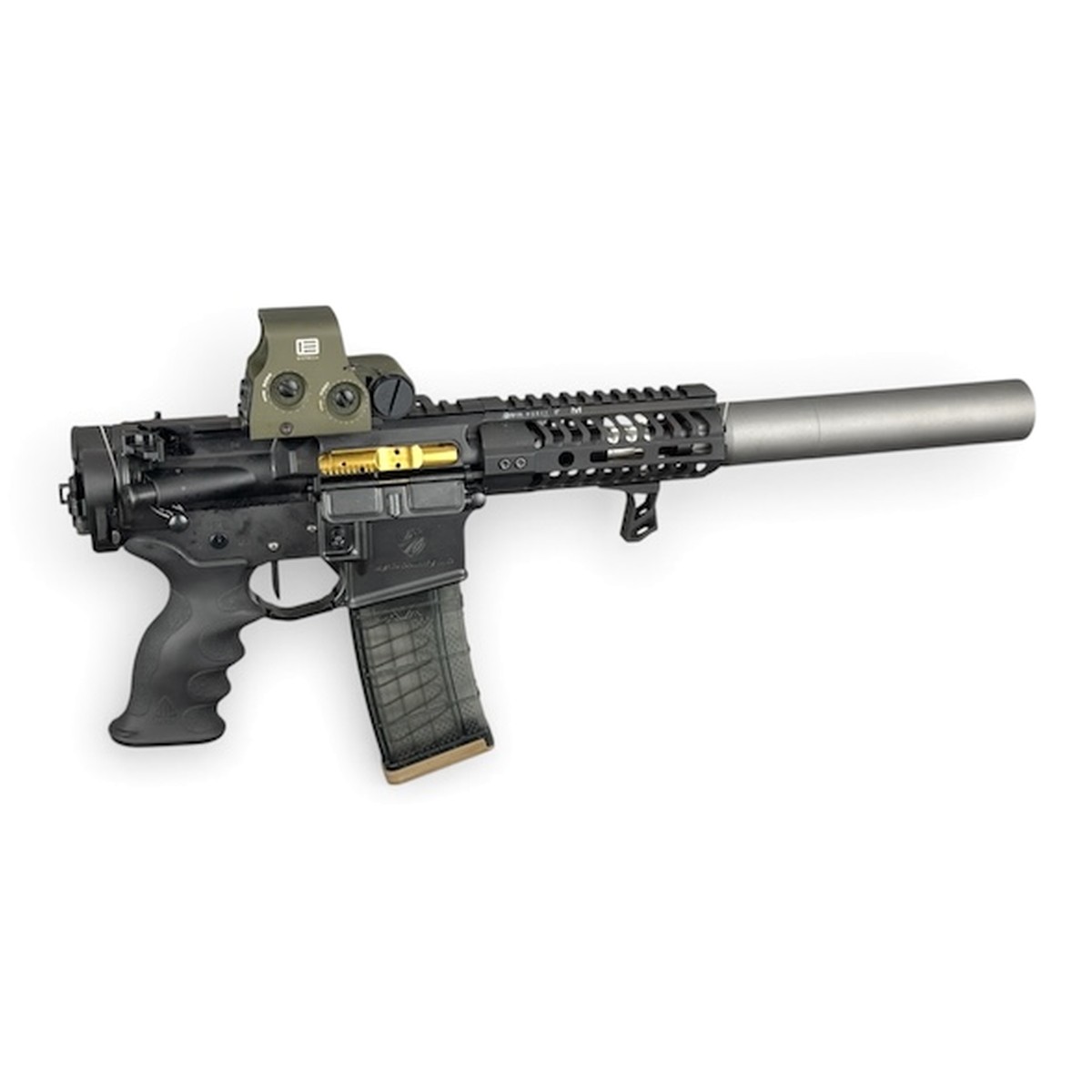 Zombie LT 5″ Suppressed Folding AR-15 Pistol – 5.56 NATO or 300 Blackout